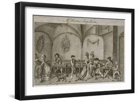 Interior View of Mr Horton's Soup Room, Cornhill, City of London, 1770-null-Framed Giclee Print