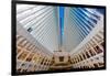 Interior view of Oculus Transportation Hub, NY, NY-null-Framed Photographic Print