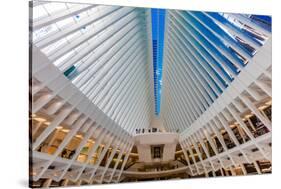 Interior view of Oculus Transportation Hub, NY, NY-null-Stretched Canvas