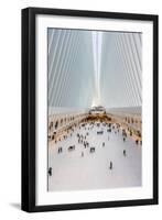 Interior view of Oculus Transportation Hub, NY, NY-null-Framed Photographic Print