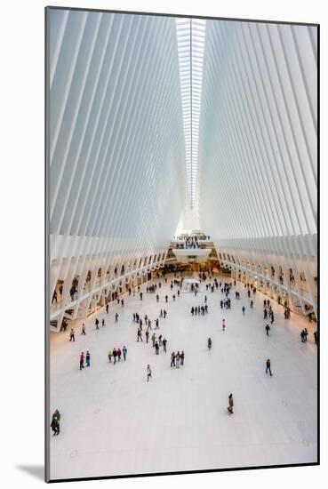 Interior view of Oculus Transportation Hub, NY, NY-null-Mounted Photographic Print