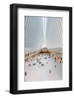 Interior view of Oculus Transportation Hub, NY, NY-null-Framed Photographic Print