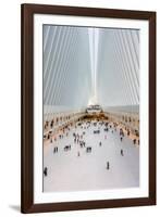 Interior view of Oculus Transportation Hub, NY, NY-null-Framed Photographic Print