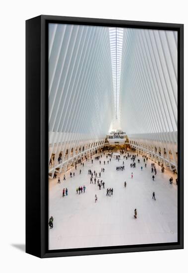 Interior view of Oculus Transportation Hub, NY, NY-null-Framed Stretched Canvas