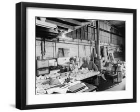 Interior View of One of the Buildings Used as a Hangout for Al Capone-null-Framed Photographic Print