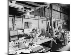 Interior View of One of the Buildings Used as a Hangout for Al Capone-null-Mounted Photographic Print