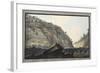 Interior View of One of the Deepest Hollow Ways Cut by the Torrents of the Rain Water on the Flanks-Pietro Fabris-Framed Giclee Print