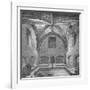 Interior view of Queen Elizabeth's Bath, London, 1834 (1904)-James Basire III-Framed Giclee Print