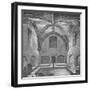 Interior view of Queen Elizabeth's Bath, London, 1834 (1904)-James Basire III-Framed Giclee Print