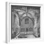 Interior view of Queen Elizabeth's Bath, London, 1834 (1904)-James Basire III-Framed Giclee Print