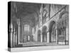 Interior View of St Bartholomew's Priory, Smithfield, City of London, 1818-John Coney-Stretched Canvas