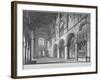 Interior View of St Bartholomew's Priory, Smithfield, City of London, 1818-John Coney-Framed Giclee Print