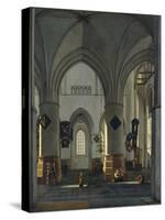 Interior View of St. Bavo Church, Harlem-Gerrit Adriaensz Berckheyde-Stretched Canvas