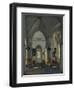 Interior View of St. Bavo Church, Harlem-Gerrit Adriaensz Berckheyde-Framed Giclee Print