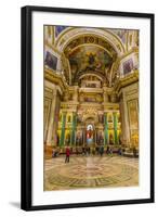 Interior View of St. Isaac's Cathedral, St. Petersburg, Russia, Europe-Michael-Framed Photographic Print