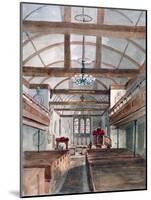 Interior View of St Pancras Old Church, London, 1853-null-Mounted Giclee Print