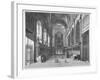 Interior View of St Paul's Cathedral, City of London, C1720-Johannes Kip-Framed Giclee Print