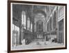 Interior View of St Paul's Cathedral, City of London, C1720-Johannes Kip-Framed Giclee Print