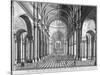 Interior View of St Paul's Cathedral, Looking East Along the Nave, City of London, 1720-null-Stretched Canvas