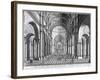 Interior View of St Paul's Cathedral, Looking East Along the Nave, City of London, 1720-null-Framed Giclee Print