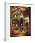 Interior View of St Peter's Basilica in Ciel D'Oro, Pavia, 1854-Suzanne Valadon-Framed Giclee Print