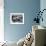 Interior View of Steel Underground Radiation Fallout Shelter Where Couple Relaxes with 3 Children-Walter Sanders-Framed Photographic Print displayed on a wall