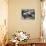 Interior View of Steel Underground Radiation Fallout Shelter Where Couple Relaxes with 3 Children-Walter Sanders-Photographic Print displayed on a wall