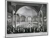 Interior View of Surrey Chapel with a Service Taking Place, Southwark, London, C1815-J Wilmshurst-Mounted Giclee Print