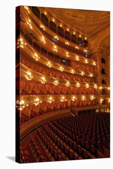 Interior view of Teatro Colon and its Concert Hall, Buenos Aires, Buenos Aires Province, Argentina,-Karol Kozlowski-Stretched Canvas