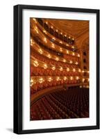 Interior view of Teatro Colon and its Concert Hall, Buenos Aires, Buenos Aires Province, Argentina,-Karol Kozlowski-Framed Photographic Print