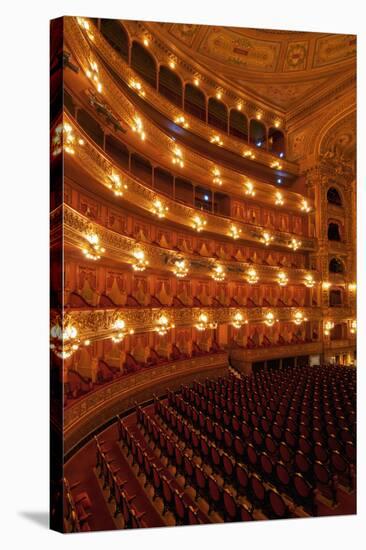 Interior view of Teatro Colon and its Concert Hall, Buenos Aires, Buenos Aires Province, Argentina,-Karol Kozlowski-Stretched Canvas