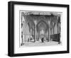 Interior View of Temple Church, City of London, 1750-John Boydell-Framed Giclee Print