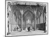 Interior View of Temple Church, City of London, 1750-John Boydell-Mounted Giclee Print