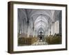 Interior View of Temple Church, London, 1811-George Shepherd-Framed Giclee Print