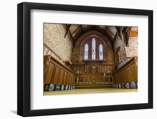 Interior View of the Anglican Church in Stanley-Michael Nolan-Framed Photographic Print