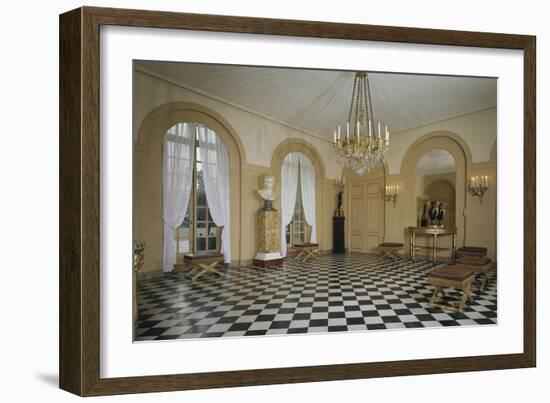 Interior View of the Castle of Malmaison: Billiard-null-Framed Giclee Print