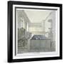 Interior View of the Chapel in Newgate Prison, Old Bailey, City of London, 1840-Frederick Nash-Framed Giclee Print