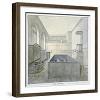 Interior View of the Chapel in Newgate Prison, Old Bailey, City of London, 1840-Frederick Nash-Framed Giclee Print