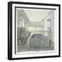 Interior View of the Chapel in Newgate Prison, Old Bailey, City of London, 1840-Frederick Nash-Framed Giclee Print