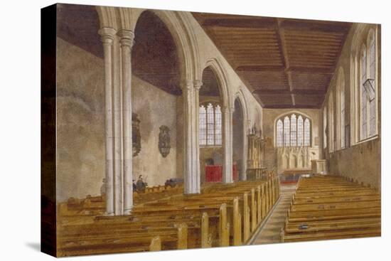 Interior View of the Chapel of St Peter Ad Vincula, Tower of London, Stepney, London, 1883-John Crowther-Stretched Canvas