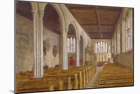 Interior View of the Chapel of St Peter Ad Vincula, Tower of London, Stepney, London, 1883-John Crowther-Mounted Giclee Print