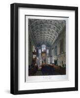 Interior View of the Chapel Royal in St James's Palace, Westminster, London, 1816-Daniel Havell-Framed Giclee Print