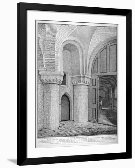 Interior View of the Church of St Bartholomew-The-Great, Smithfield, City of London, 1811-John Thomas Smith-Framed Giclee Print