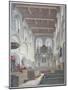 Interior View of the Church of St Bartholomew-The-Great, Smithfield, City of London, 1821-Thomas Hosmer Shepherd-Mounted Giclee Print