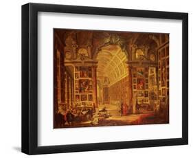 Interior View of the Colonna Gallery, Rome-Giovanni Paolo Pannini-Framed Giclee Print