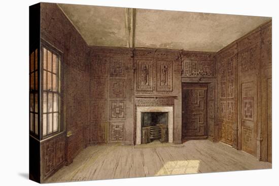 Interior View of the Compton Oak Room, Canonbury House, Islington, London, 1887-John Crowther-Stretched Canvas