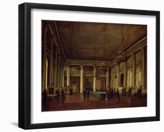 Interior View of the Dmitry Naryshkin's House, 1825-Nikanor Grigoryevich Chernetsov-Framed Giclee Print