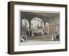 Interior View of the Doctors' Commons, City of London, 1808-Joseph Constantine Stadler-Framed Giclee Print
