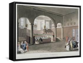 Interior View of the Doctors' Commons, City of London, 1808-Joseph Constantine Stadler-Framed Stretched Canvas