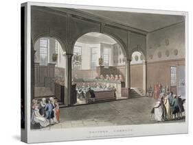 Interior View of the Doctors' Commons, City of London, 1808-Joseph Constantine Stadler-Stretched Canvas